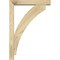 Ekena Millwork Thorton Block Rough Sawn Bracket w/ Offset Brace, Douglas Fir, 4"W x 18"D x 26"H BKT0402X18X26THR05RDF - alternate 3